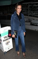 JAMIE CHUNG Out for Dinner at Madeo in West Hollywood 01/18/2018
