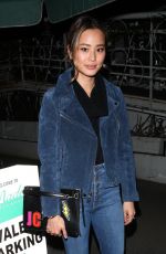 JAMIE CHUNG Out for Dinner at Madeo in West Hollywood 01/18/2018