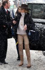 JANE FONDA Out at Sundance Film Festival 01/20/2018