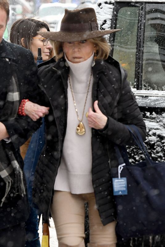 JANE FONDA Out at Sundance Film Festival 01/20/2018
