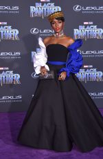 JANELLE MONAE at Black Panther Premiere in Hollywood 01/29/2018