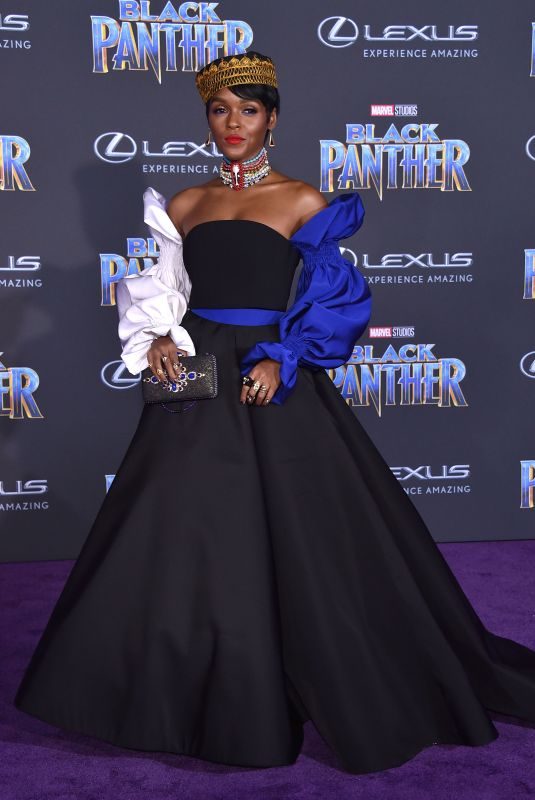 JANELLE MONAE at Black Panther Premiere in Hollywood 01/29/2018