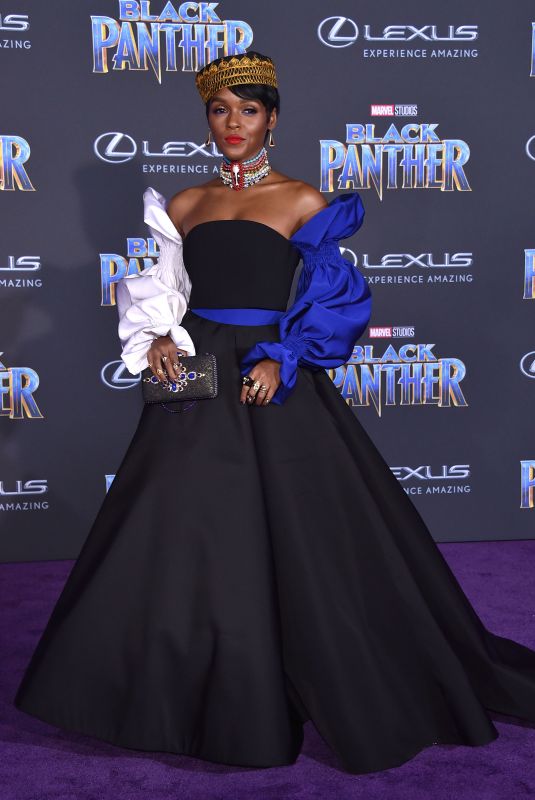 JANELLE MONAE at Black Panther Premiere in Hollywood 01/29/2018