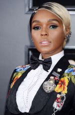 JANELLE MONAE at Grammy 2018 Awards in New York 01/28/2018