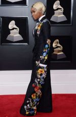 JANELLE MONAE at Grammy 2018 Awards in New York 01/28/2018