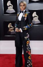 JANELLE MONAE at Grammy 2018 Awards in New York 01/28/2018