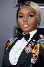 JANELLE MONAE at Grammy 2018 Awards in New York 01/28/2018