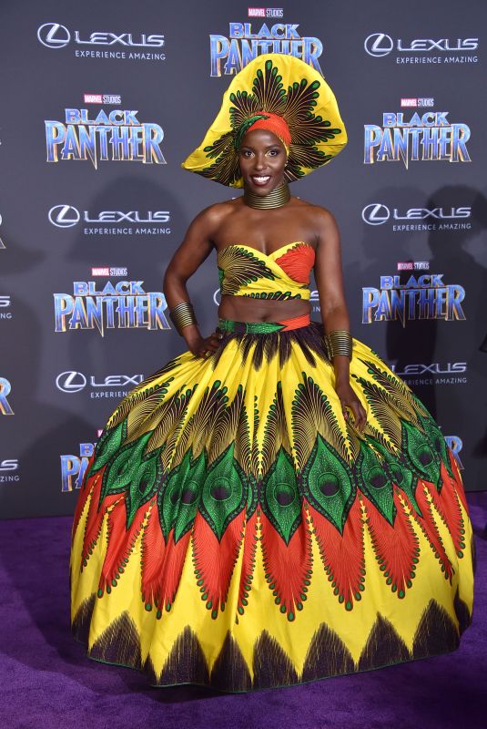 JANESHIA ADAMS-GINYARD at Black Panther Premiere in Hollywood 01/29/2018