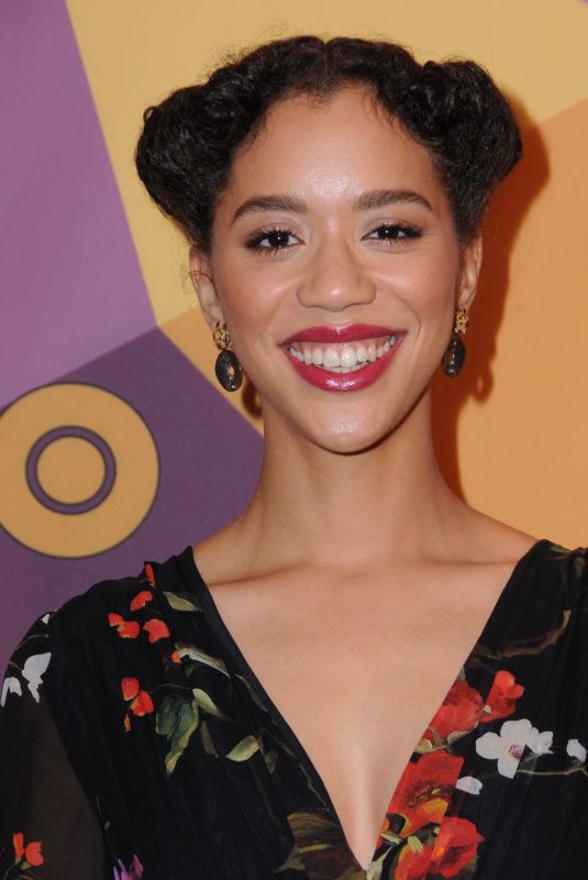 JASMIN SAVOY BROWN at HBO’s Golden Globe Awards After-party in Los Angeles 01/07/2018