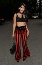 JASMIN WALIA at Sheesh Restaurant in Chigwell 01/01/2018