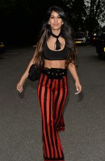 JASMIN WALIA at Sheesh Restaurant in Chigwell 01/01/2018