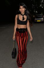 JASMIN WALIA at Sheesh Restaurant in Chigwell 01/01/2018