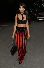 JASMIN WALIA at Sheesh Restaurant in Chigwell 01/01/2018