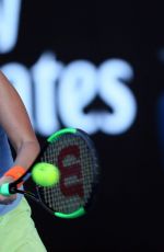 JELENA OSTAPENKO at Australian Open Tennis Tournament in Melbourne 01/17/2018