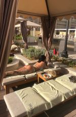 JEMMA LUCY in Bikini on Vacation in Dubai 01/06/2018