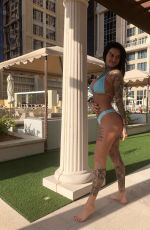 JEMMA LUCY in Bikini on Vacation in Dubai 01/06/2018