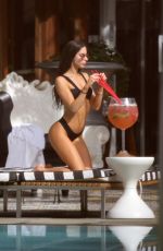 JEN SELTER in Bikini at a Pool in Miami Beach 01/25/2018