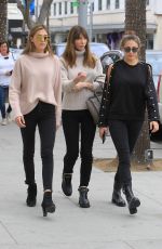 JENNIFER FLAVIN and SOPHIA and SISTINE STALLONE Out Shopping in Beverly Hills 01/03/2018