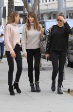 JENNIFER FLAVIN and SOPHIA and SISTINE STALLONE Out Shopping in Beverly Hills 01/03/2018