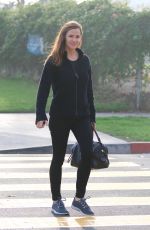 JENNIFER GARNER Goes to Meet Ben Affleck in Los Angeles 01/07/2018