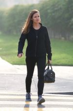 JENNIFER GARNER Goes to Meet Ben Affleck in Los Angeles 01/07/2018