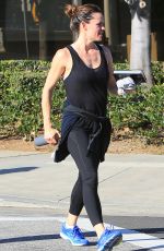 JENNIFER GARNER Heading to a Gym in Brentwood 01/13/2018
