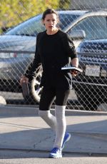 JENNIFER GARNER Out for Coffee After Morning Workout in Brentwood 01/13/2018