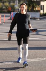JENNIFER GARNER Out for Coffee After Morning Workout in Brentwood 01/13/2018