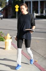 JENNIFER GARNER Out for Coffee After Morning Workout in Brentwood 01/13/2018