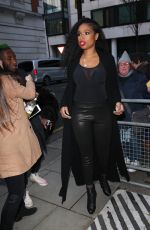 JENNIFER HUDSON Arrives at BBC Radio in London 01/06/2018