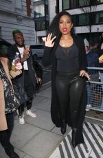 JENNIFER HUDSON Arrives at BBC Radio in London 01/06/2018