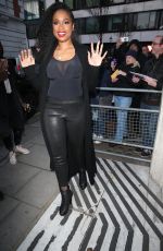 JENNIFER HUDSON Arrives at BBC Radio in London 01/06/2018