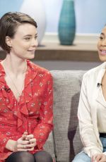 JENNIFER KIRBY and LEONIE ELLIOT at Lorraine TV Show in London 01/19/2018