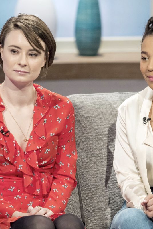 JENNIFER KIRBY and LEONIE ELLIOT at Lorraine TV Show in London 01/19/2018