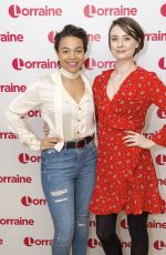 JENNIFER KIRBY and LEONIE ELLIOT at Lorraine TV Show in London 01/19/2018