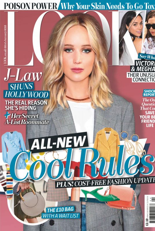 JENNIFER LAWRENCE in Look Magazine, UK January 2018