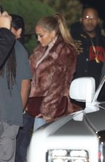 JENNIFER LOPEZ and Alex Rodriguez at Nobu in Maliby 01/01/2018