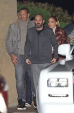 JENNIFER LOPEZ and Alex Rodriguez at Nobu in Maliby 01/01/2018