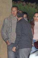 JENNIFER LOPEZ and Alex Rodriguez at Nobu in Maliby 01/01/2018