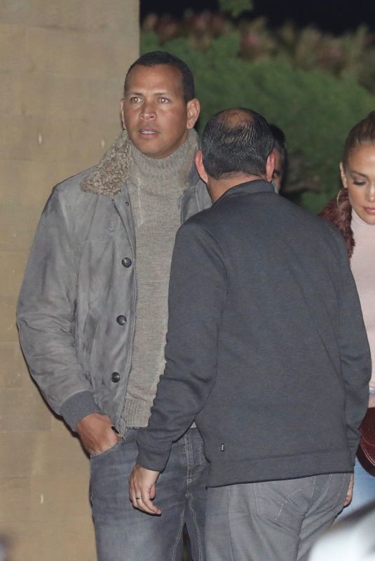 JENNIFER LOPEZ and Alex Rodriguez at Nobu in Maliby 01/01/2018