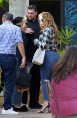 JENNIFER LOPEZ in Tight Jeans Out for Lunch in Miami 01/15/2018