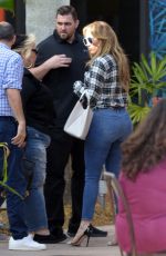 JENNIFER LOPEZ in Tight Jeans Out for Lunch in Miami 01/15/2018