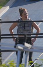 JENNIFER LOPEZ Workout in Los Angeles 12/31/2017