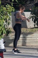 JENNIFER LOPEZ Workout in Los Angeles 12/31/2017