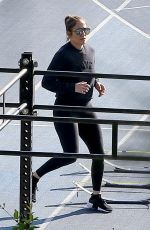 JENNIFER LOPEZ Workout in Los Angeles 12/31/2017