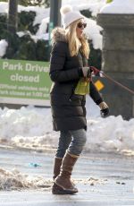JENNIFER WESTFELDT Out with Her Dog in Central Park in New York 01/09/2018