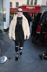 JESS GLYNNE Leaves Global Radio Studios in London 01/18/2018