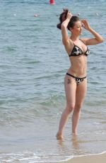 JESS IMPIAZZI in Bikini at a Beach in Tenerife 01/01/2018