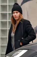 JESSICA ALBA Shopping at Fred Segal in Los Angeles 01/19/2018