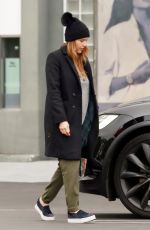 JESSICA ALBA Shopping at Fred Segal in Los Angeles 01/19/2018